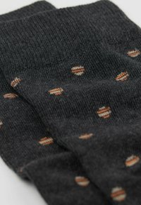 Calzedonia Kniestrümpfe - d anthracite grey blend polka dots