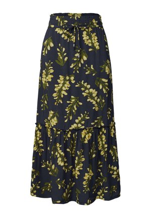 Street One Studio, MAXI-ROCK MIT PRINT UND TAPE-DETAIL - A-Linien-Rock - maritime blue