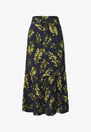 Street One Studio, MAXI-ROCK MIT PRINT UND TAPE-DETAIL - A-Linien-Rock - maritime blue
