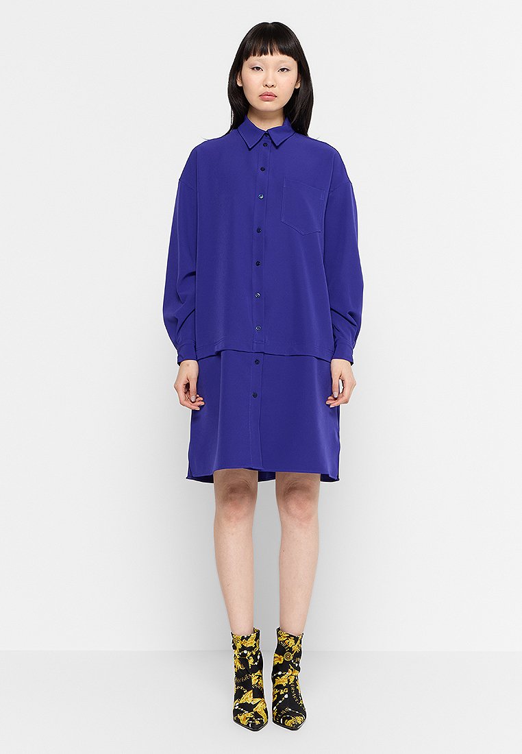 Versace Jeans Couture Blousejurk blauw Versace Jeans Couture Blousejurk blauw