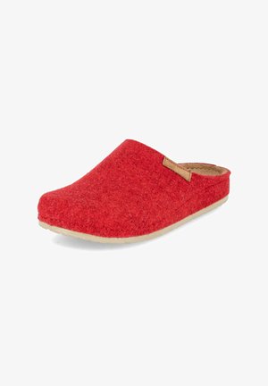 Kaerlek, KAERLEK 8125-21-105 RED DAMEN PANTOFFELN FILZ IN RED - Pantolette flach - red