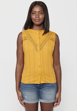 Camicetta - mostaza mustard yellow