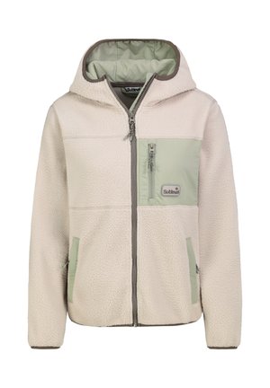 Sublevel, SUBLEVEL ZIP FLEECEJACKE MIT KAPUZE - Fleece jacket - light-beige