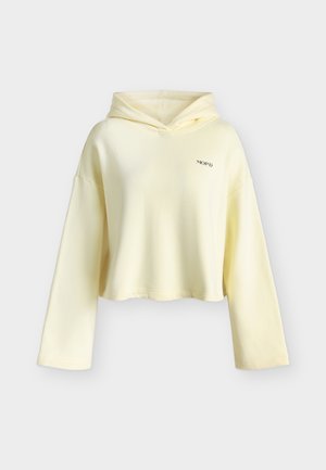 Marc O'Polo DENIM, SWEATSHIRT LONGSLEEVE HOODED, PRINT - Sweat à capuche - butter yellow