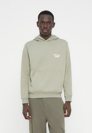 JORNORREBRO TYPO BACK HOOD SN - Sweat à capuche - seagrass
