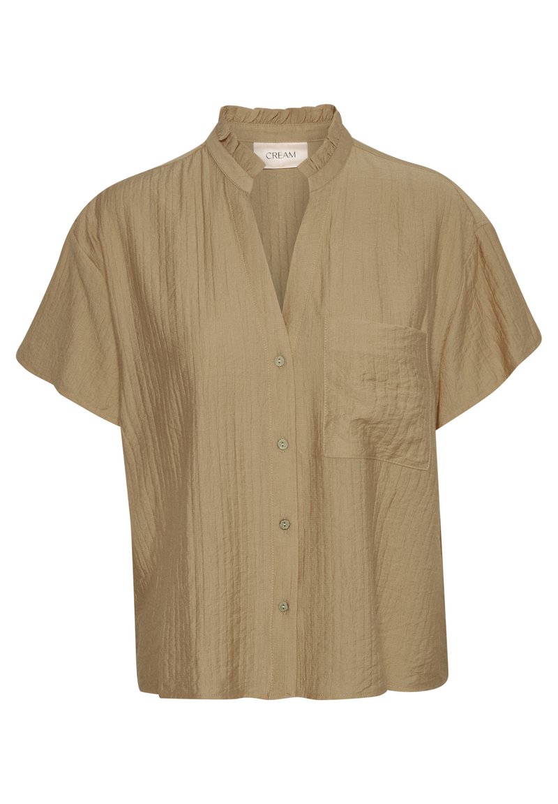 Cream Overhemdblouse lichtbruin