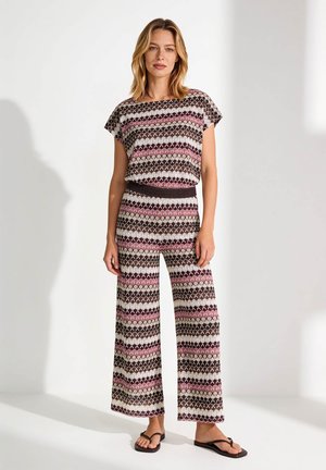 More & More MORE & MORE TRENDIGES AJOURMUSTER-KURZARMSHIRT - T-Shirt print - fancy jesey