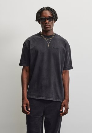 Pegador, LOGO OVERSIZED TEE - Základné tričko - vintage black black