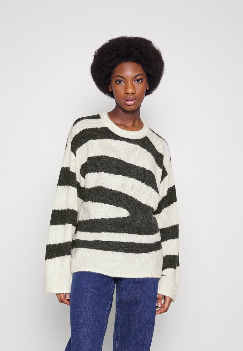 DESIGNERS REMIX Jumper grey/cream/grey Zalando.co.uk