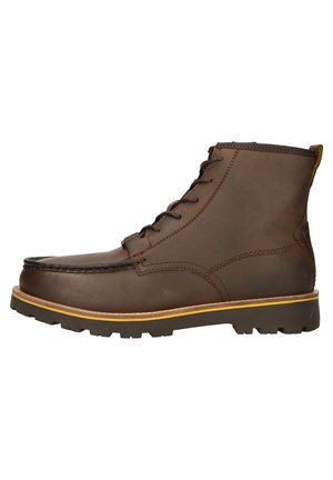 Schnürstiefelette - dark brown c