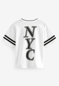 Next SHORT SLEEVE VARSITY - Camiseta estampada - white