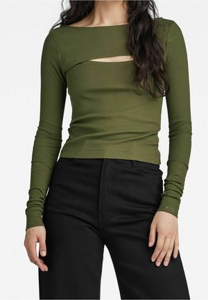 Long sleeved top - green