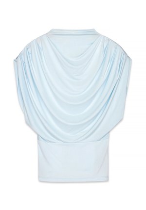 NA-KD, DRAPED - Tričko s potlačou - light blue