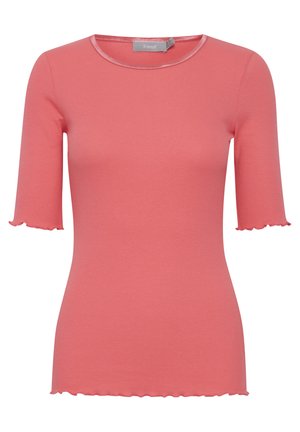 Fransa FRHIZAMOND  - T-Shirt basic - camellia rose