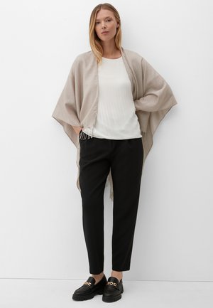 s.Oliver BLACK LABEL, MIT FRANSEN - Cape - helles beige