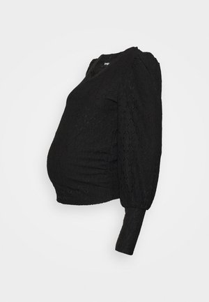 Pieces Maternity, T-shirt à manches longues - black
