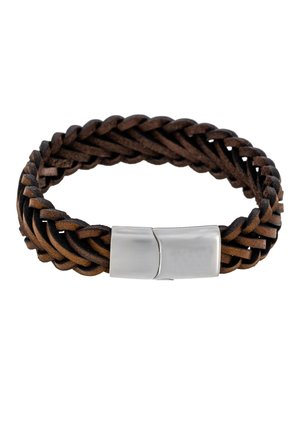 AIDEN - Bracelet - dark brown silver