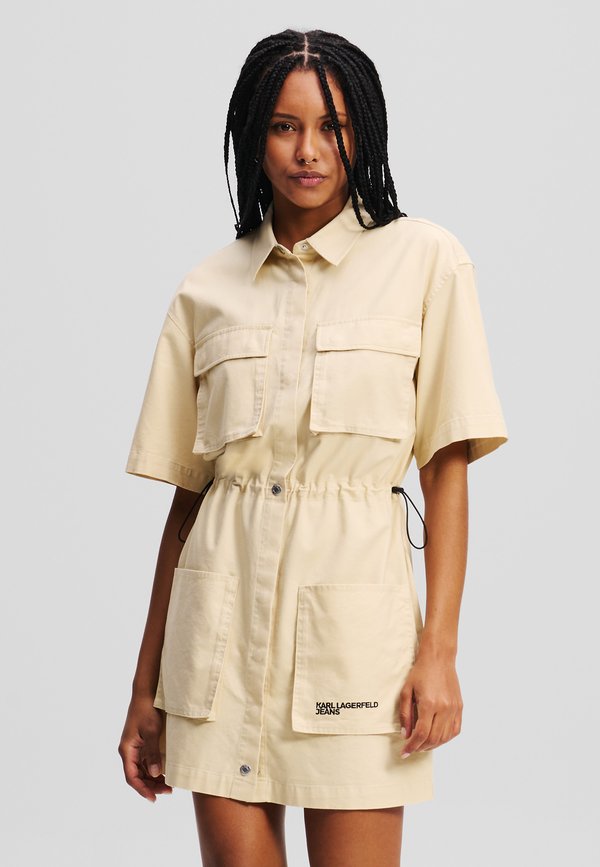 UTILITY - Blusenkleid - wood ash