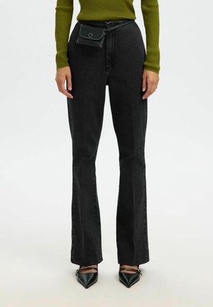 Jean flare - black denim