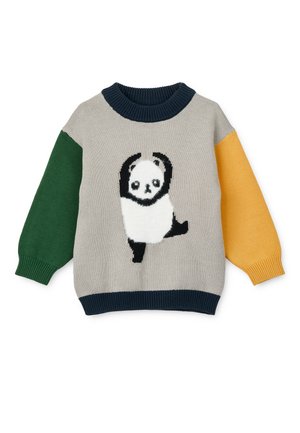 ORLANE EMBROIDERY UNISEX - Džemperis - Grey/Blue/Green/Yellow