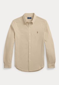 KNIT OXFORD SHIRT - Chemise - coastal beige