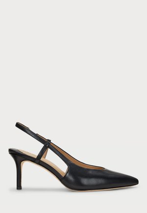 Lauren Ralph Lauren KHLOE CALFSKIN SLINGBACK PUMP - Classic heels - black