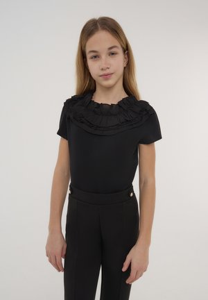 CON APPLICAZIONI  - T-shirt con stampa - nero