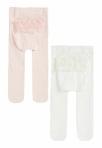 Next - 2 PACK  - Tajice - white pink Minijatura 1