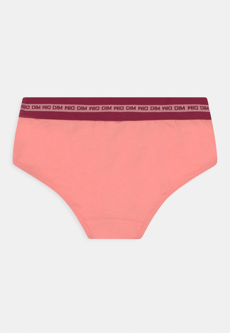 Kinder Wäsche | DIM SHORTY 2 PACK Slip rose corail/gris chiné bordeaux/rosa - XT20719 Kinder Wäsche | DIM SHORTY 2 PACK Slip rose corail/gris chiné bordeaux/rosa - XT20719