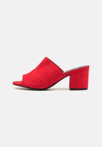 Unselected, red