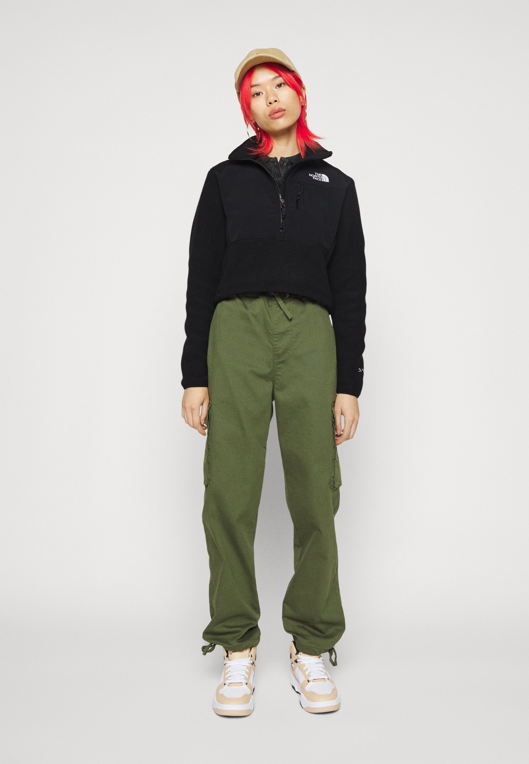 The North Face DENALI CROP Fleece jumper black Zalando.ie