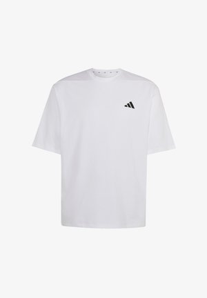 adidas Performance, PRIMELIFT ESSENTIALS WORKOUT GRAPHICS TEE - Sport T-Shirt - white