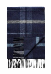 John Henric PLAID WOVEN WINTER - Sjaal - blue