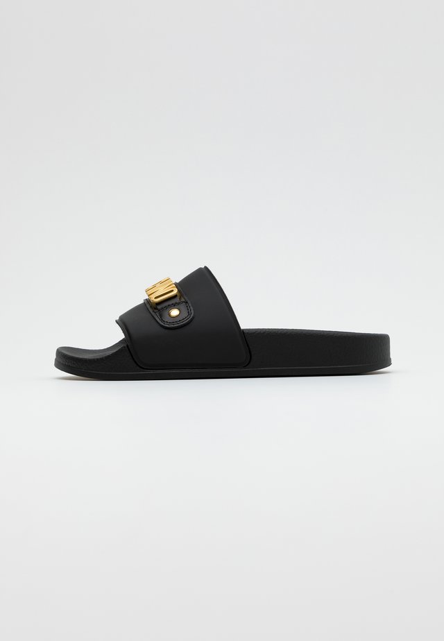 Pantolette flach - black