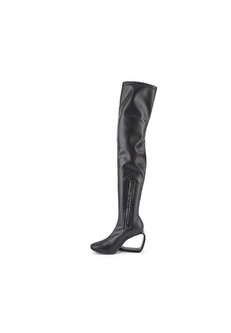 United Nude Overknee laarzen zwart