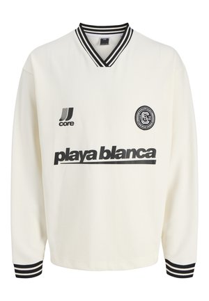 Jack & Jones, CLUB FOOTBALL CREW NECK - Sweatshirt - cloud dancer