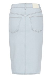 Gestuz DENIA MIDI SKIRT - Uska suknja - light blue washed