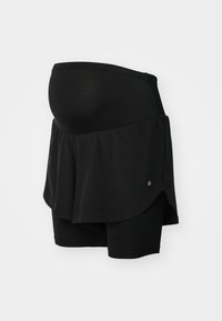 MATERNITY SKORT WITH CYCLE SHORTS - Kurze Sporthose - black