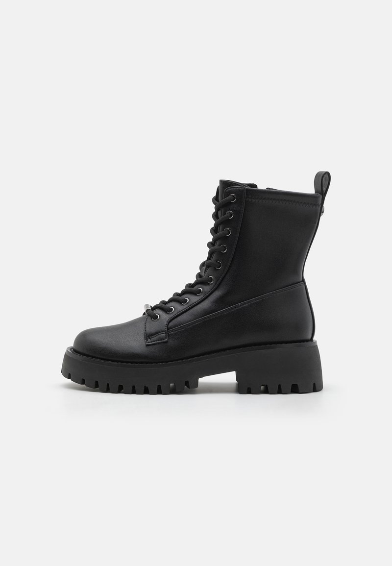 Steve Madden DAYTON - Gležnjače s platformom - black