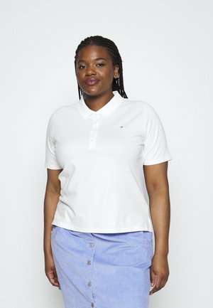 Tommy Hilfiger Curve CURVE 1985 REGULAR FIT PIQUE POLO SHIRT - Poloskjorter - ecru