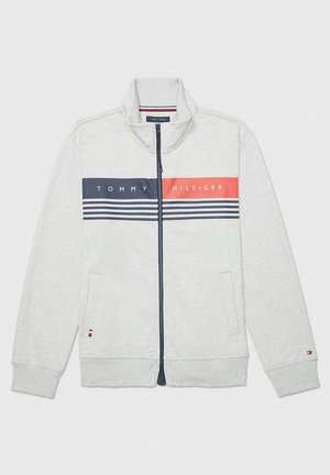 Felpa con zip - grey