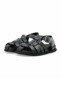 Ca'Shott CASJENNY FISHERMAN VEGETABLE TANNED  - Sandalias de senderismo - black