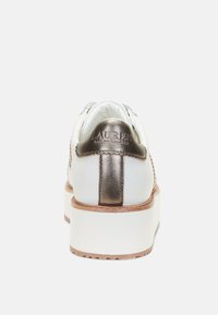 Lauren Ralph Lauren AMELIA NAPPA LEATHER PLATFORM SNEAKER - Sporta apavi - snow white/twilight