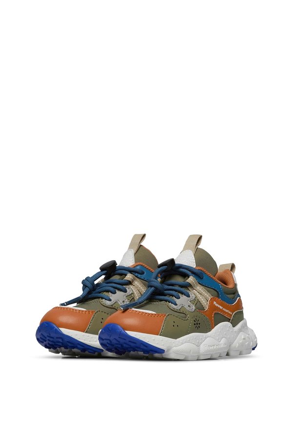 Lauflernschuh – grün blau