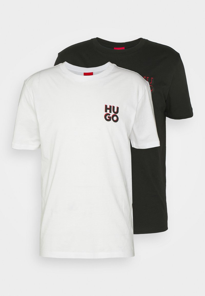 HUGO T-shirt basic zwart