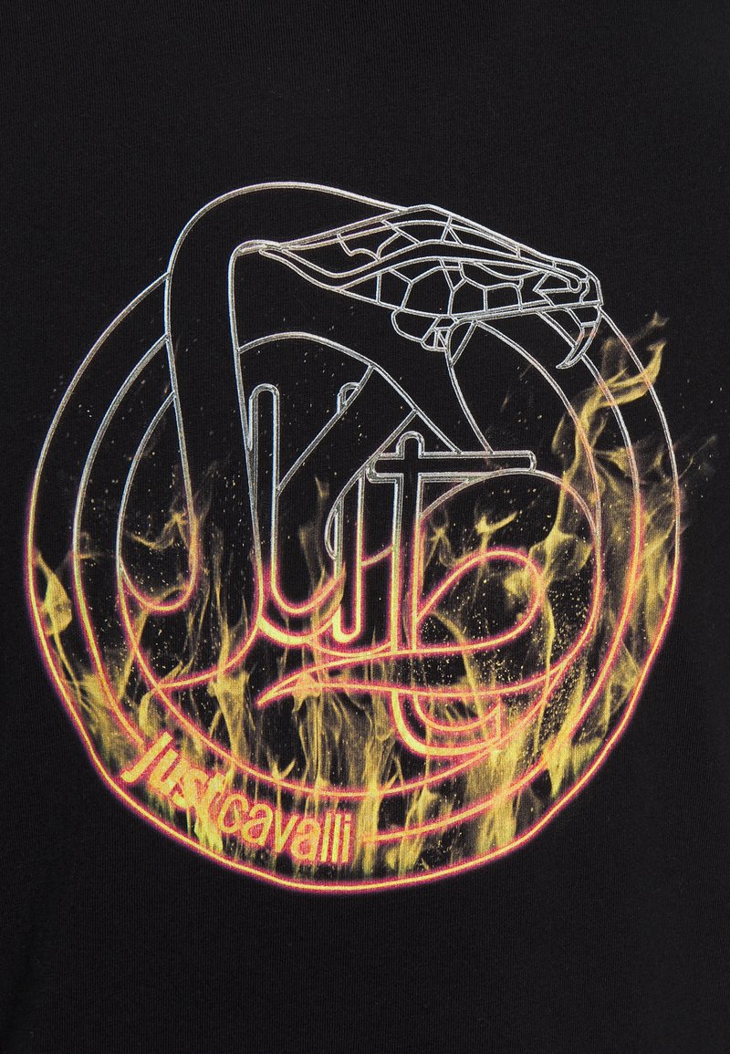 Herren T-Shirts basic | Just Cavalli T-Shirt print black/schwarz - SU36196 Herren T-Shirts basic | Just Cavalli T-Shirt print black/schwarz - SU36196