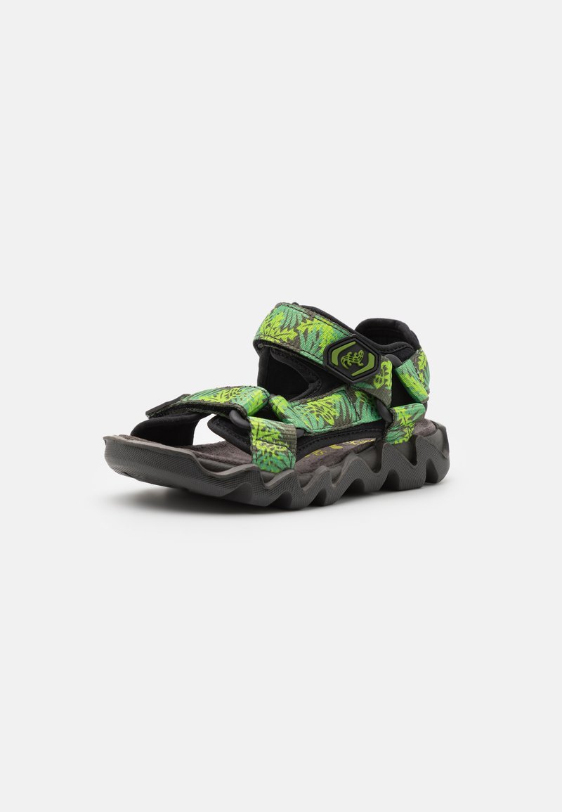 Kinder Riemchensandalen | Lurchi OLLY Riemensandalette black/green/grün - IF10697 Kinder Riemchensandalen | Lurchi OLLY Riemensandalette black/green/grün - IF10697