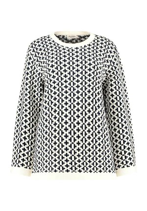 Strickpullover - off white navy