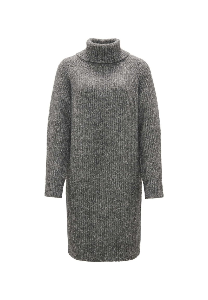 OPUS Strickkleid grau