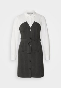 ROIMI - Skjortekjole - gris anthracite